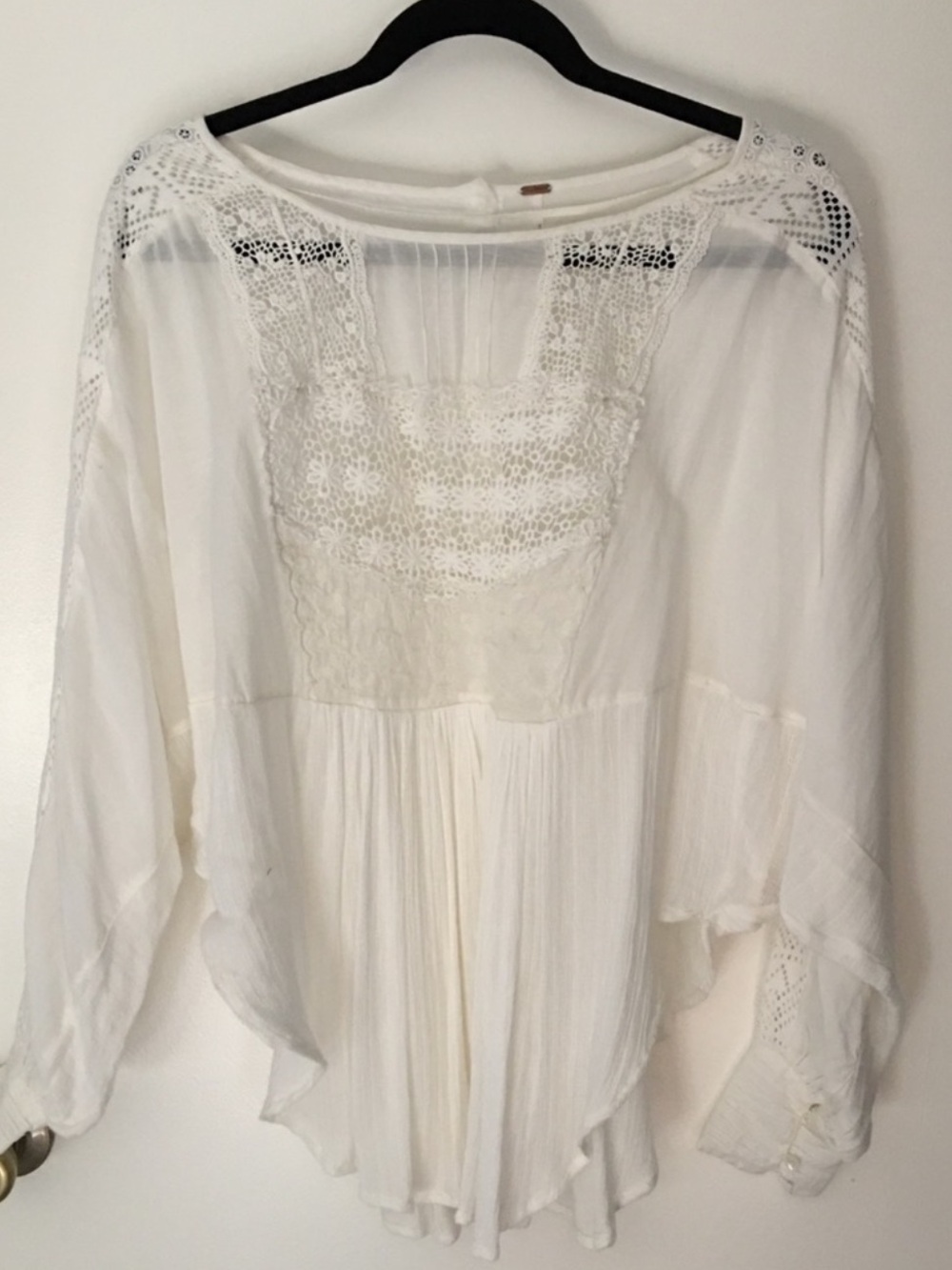 Free People thinking of you blouse (creamy white)